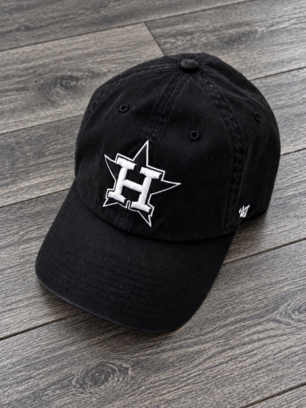 Houston Astros ’47 Brand Black Adjustable Baseball Cap OSFA